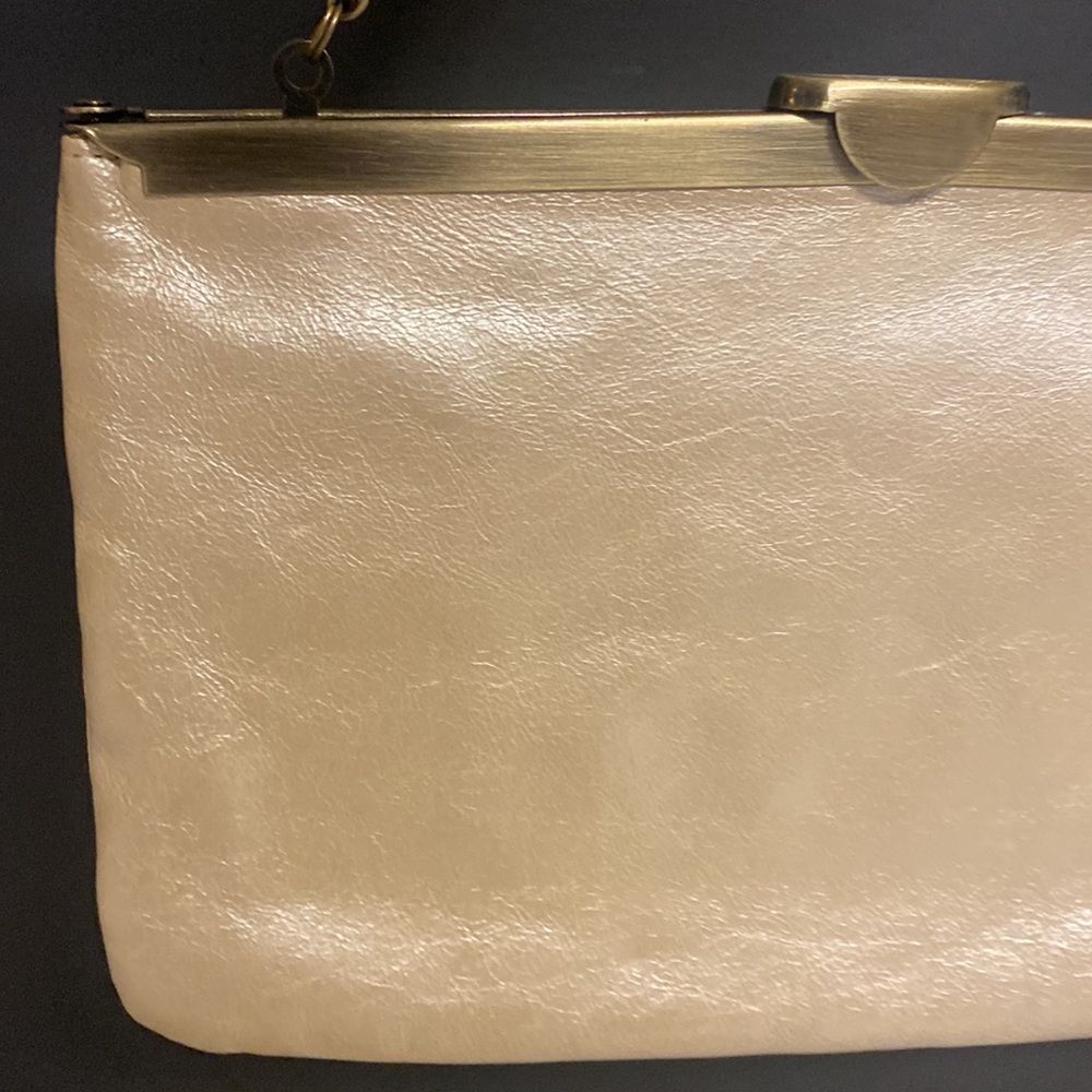 Hobo Pearl Leather Small Satchel Purse - Picture 3 of 17
